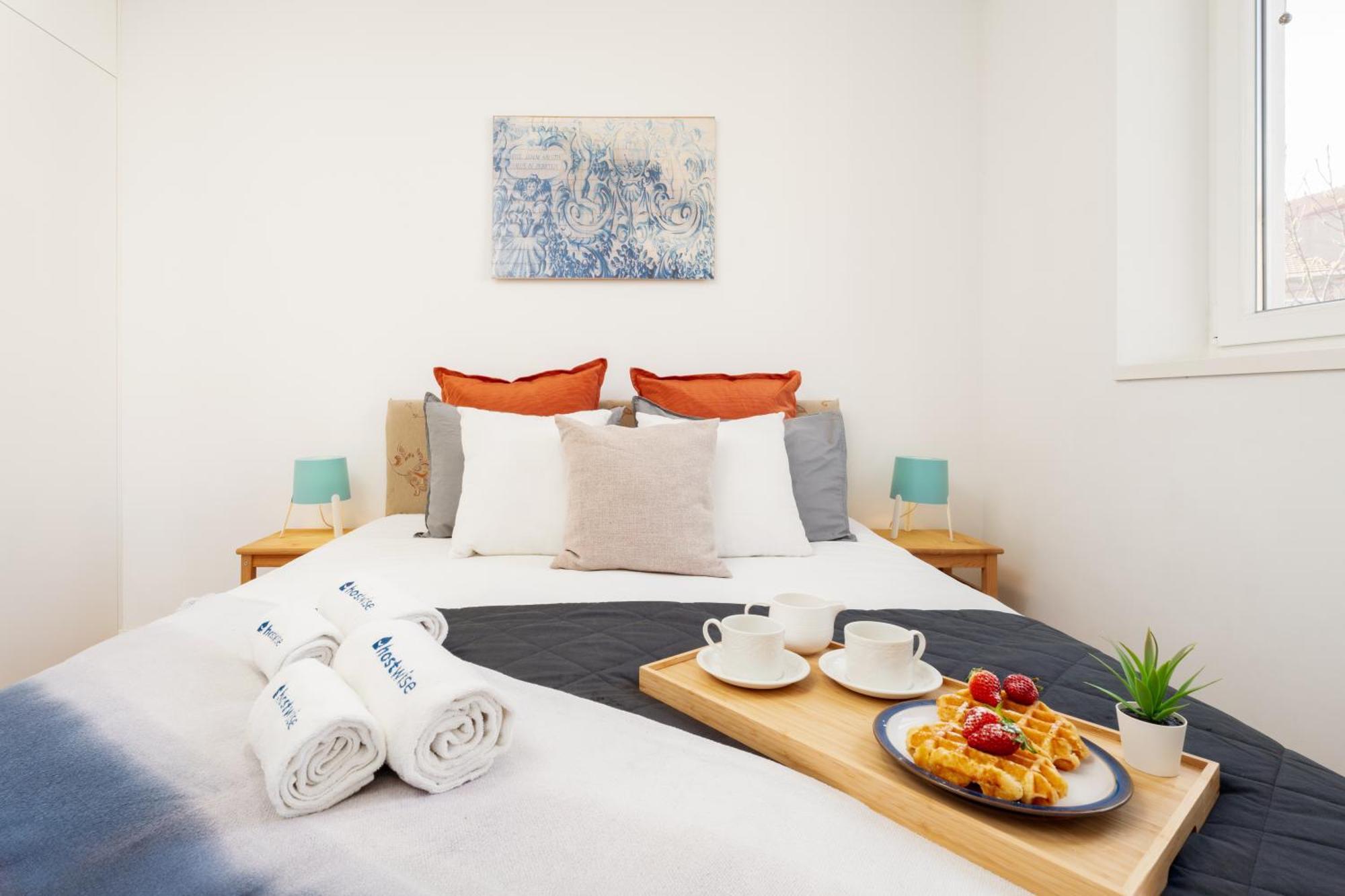 Host Wise - Flat W Free Private Parking - Bright & Cozy Apartamento Porto Exterior foto